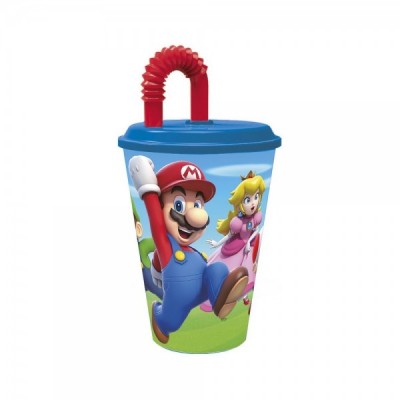 Vaso caña Super Mario Bros Nintendo
