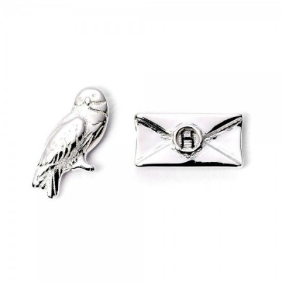 Pendientes Hedwig and Letter Harry Potter