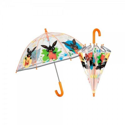 Paraguas manual transparente Bing 42cm