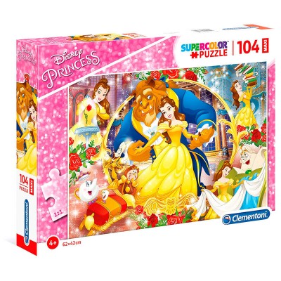 Puzzle Maxi Bella y Bestia Disney 104pzs