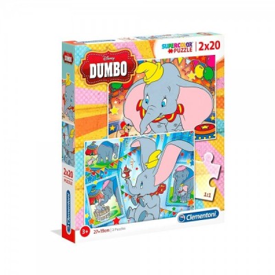 Puzzle Maxi Dumbo Disney 2x20pzs