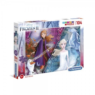 Puzzle Glitter Effect Frozen 2 Disney 104pzs