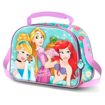 Bolsa portameriendas 3D Princesas Disney