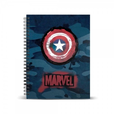 Cuaderno A5 Capitan America Marvel
