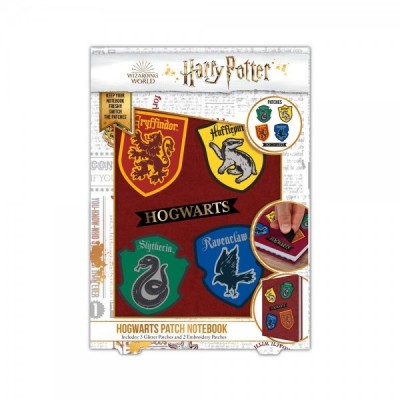 Cuaderno parches velcro Harry Potter
