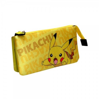Portatodo Pikachu Pokemon triple