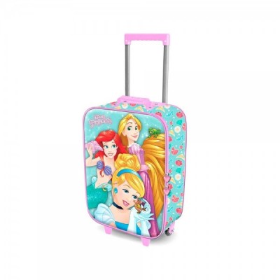 Maleta trolley 3D Princesas Disney 52cm