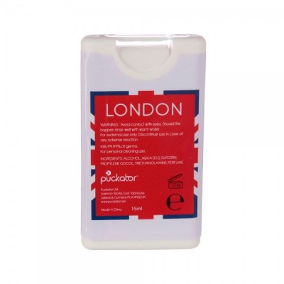 Spray gel hidroalcoholico manos Iconos de Londres