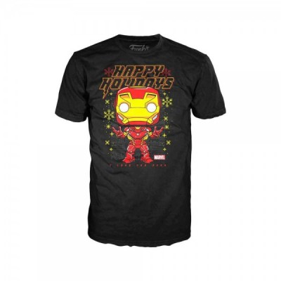 Camiseta Holiday Iron Man Marvel