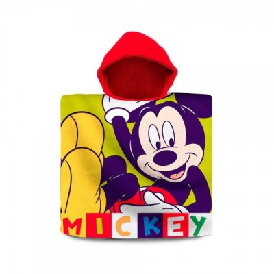 Poncho toalla Mickey Disney algodon