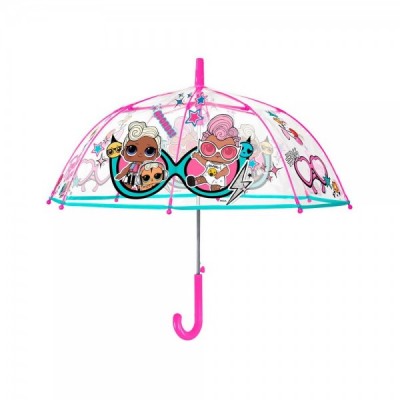 Paraguas automatico transparente LOL Surprise 45cm