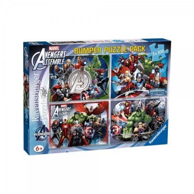 Puzzle Vengadores Avengers Marvel 4x100pz