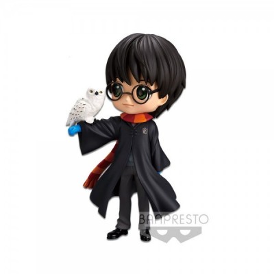 Figura Harry with Hedwig Harry Potter Q Posket 14cm
