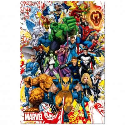Puzzle Superheroes Marvel 500