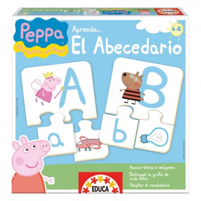 Juego aprendo el abecedario Peppa Pig