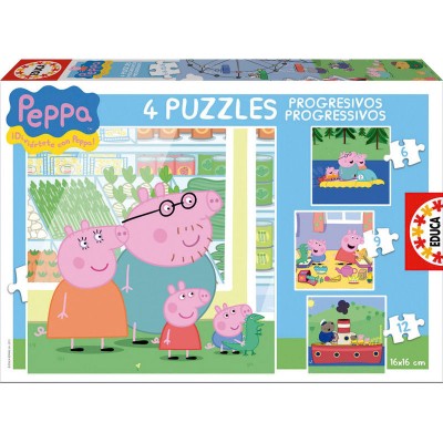 Puzzles progresivos Peppa Pig 6-9-12-16