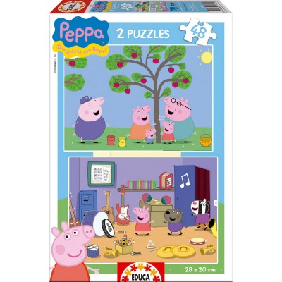 Puzzles Peppa Pig 2x48