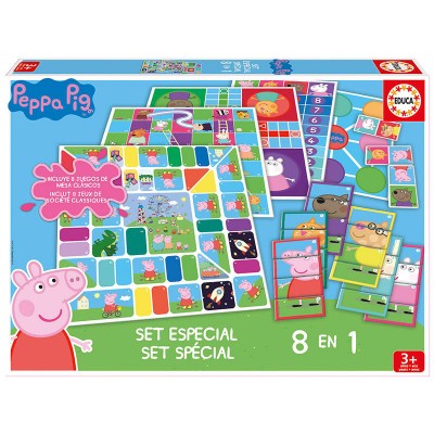 Set juegos 8 en 1 Peppa Pig