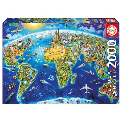 Puzzle Simbolos del Mundo 2000pz
