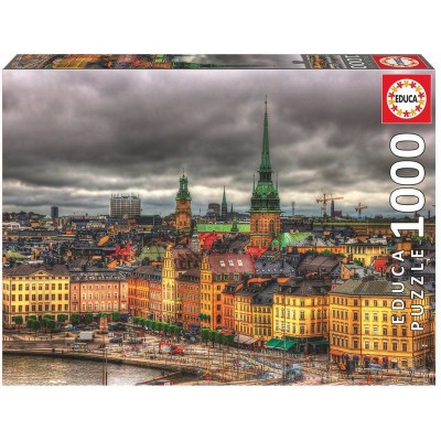 Puzzle Vistas de Estocolmo Suecia 1000pz
