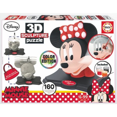 Puzzle 3D Minnie Disney Color Edition