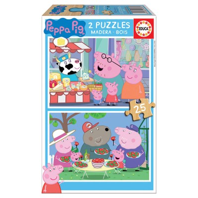 Puzzle Peppa Pig 2x25pz