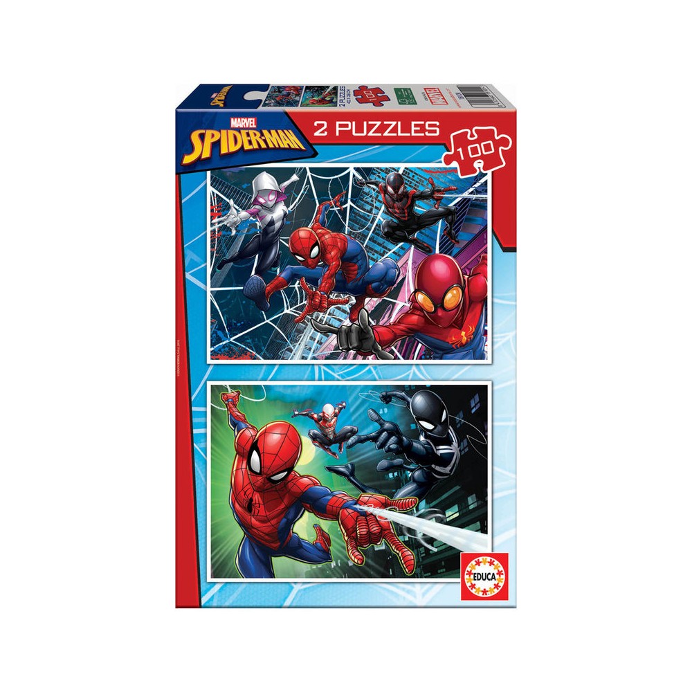 Puzzle Spiderman Marvel 2x100pz