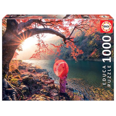 Puzzle Amanecer en el Rio Katsura Japon 1000pz