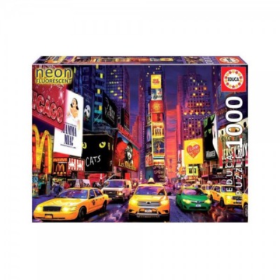 Puzzle Neon Times Square Nueva York 1000pz