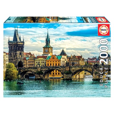 Puzzle Vistas de Praga 2000pz