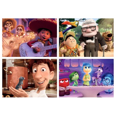 Puzzle Ratatouille + Up + Inside Out +Coco Disney Pixar 20-40-60-80pz
