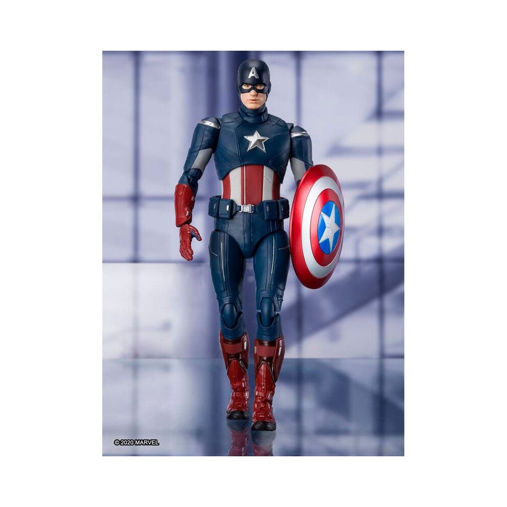 Figura Capitan America Endgame Vengadores Avengers Marvel 15cm