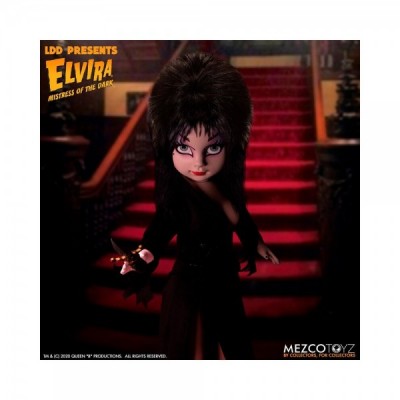 Figura Elvira - Elvira Mistress of the Dark Living Dead Dolls 25cm