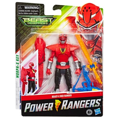 Figura Beast X Mode Red Ranger Power Rangers Beast Morphers 15cm