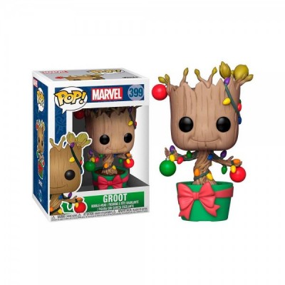 Figura POP Marvel Holiday Groot with Lights & Ornaments