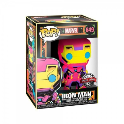 Figura POP Marvel Black Light Iron Man
