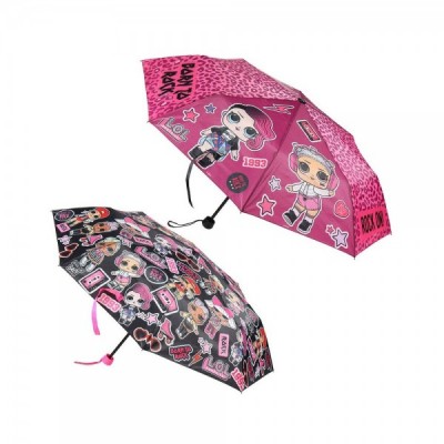 Paraguas manual plegable LOL Surprise 50cm surtido