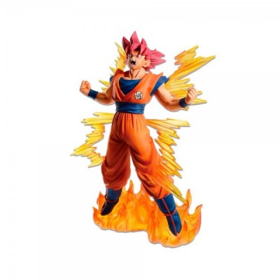 Figura Ichibansho SS God Goku Dokkan Battle 6th Anniversary Dragon Ball Super 20cm