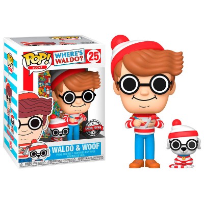 Figura POP Where s Waldo - Waldo with Dog Exclusive