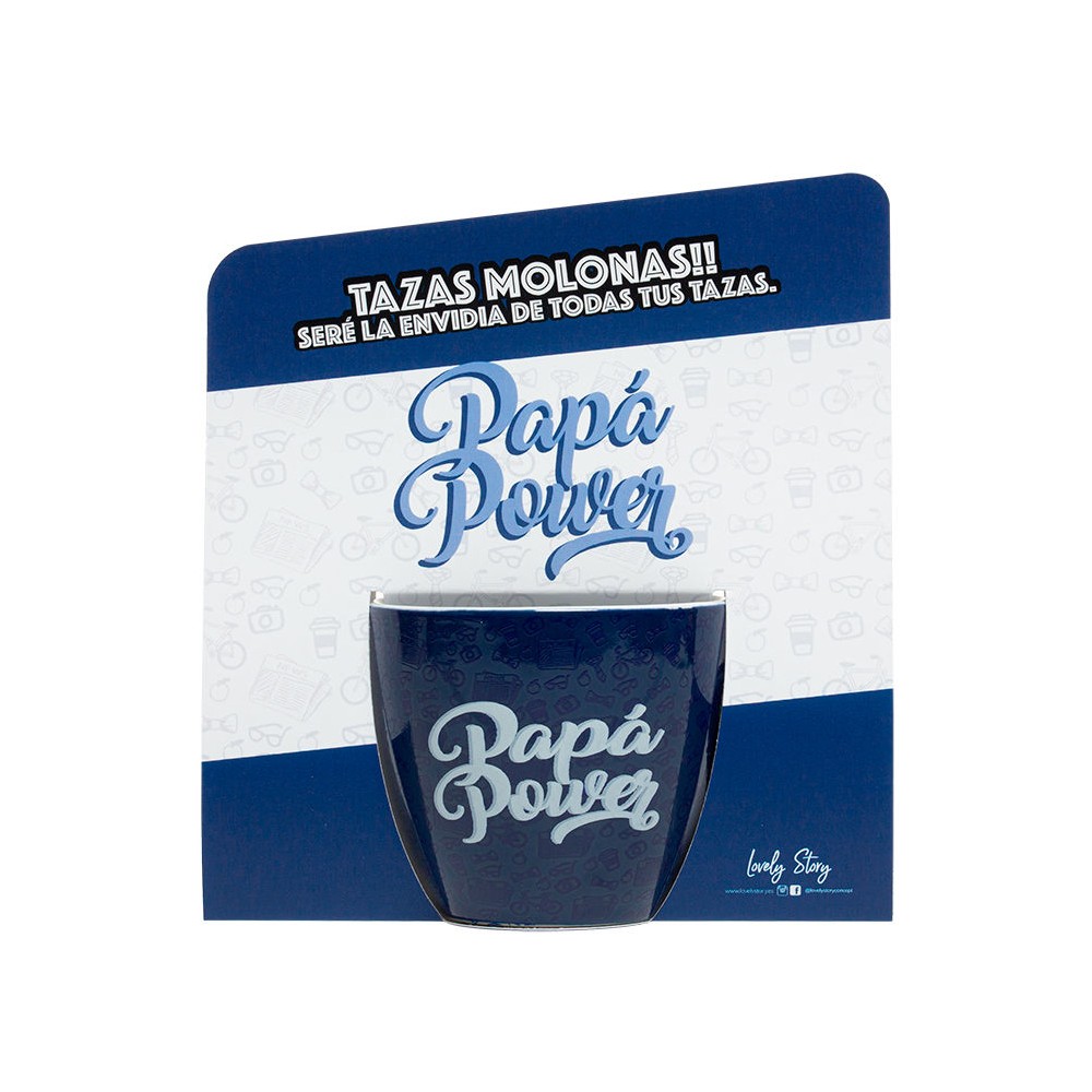 Taza cafe Papa Power