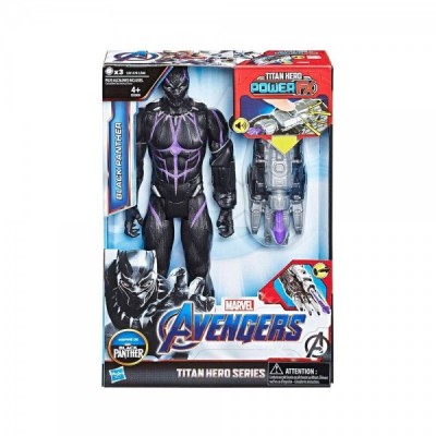 Figura Titan Hero Power FX Black Panther Marvel 30cm