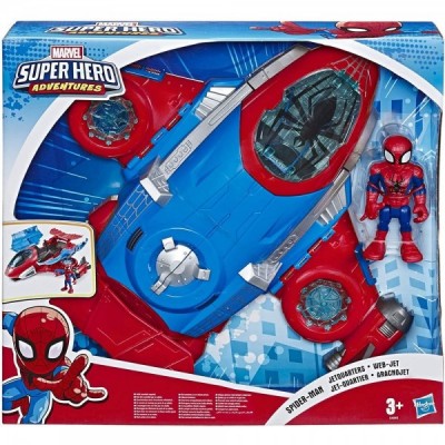 Aracnojet Spiderman jetquarters Super Hero Adventures