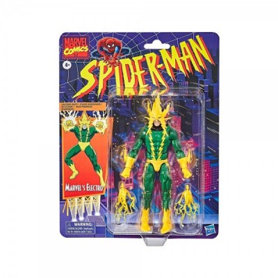 Figura Marvel Electro Spiderman Marvel 15cm
