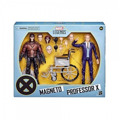 Set 2 figuras Magneto y Professor X 20 Aniversario Xmen Legends Marvel 15cm