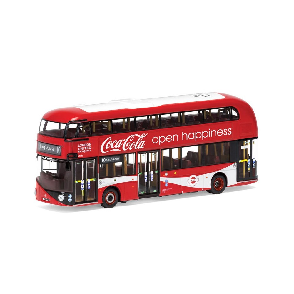 Autobus New Routemaster  London United  Route 10 Kings Cross Coca Cola