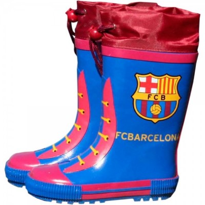 Botas agua azules cierre ajustable FC Barcelona