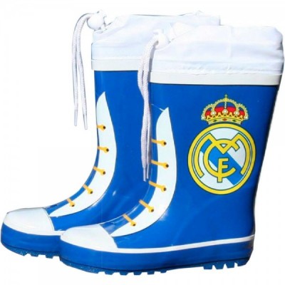 Botas agua azules cierre ajustable Real Madrid