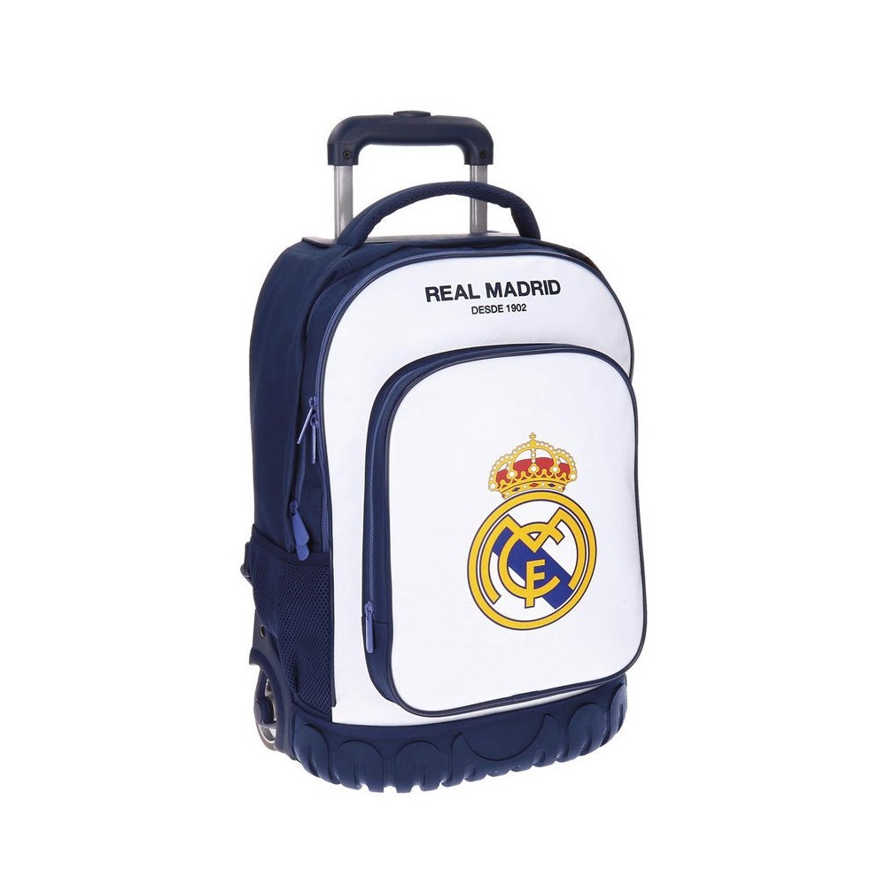 Trolley mochila Real Madrid Campus 2r blanco 50cm