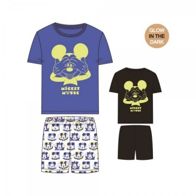 Pijama Glow in the Dark Mickey Disney