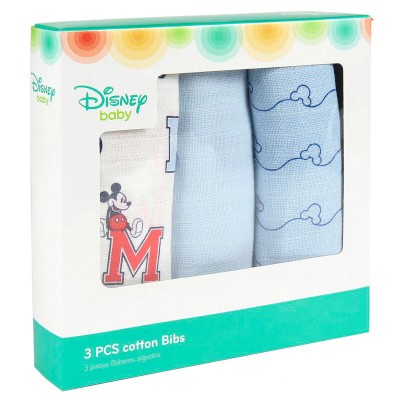 Pack 3 toallitas muselina Mickey Disney
